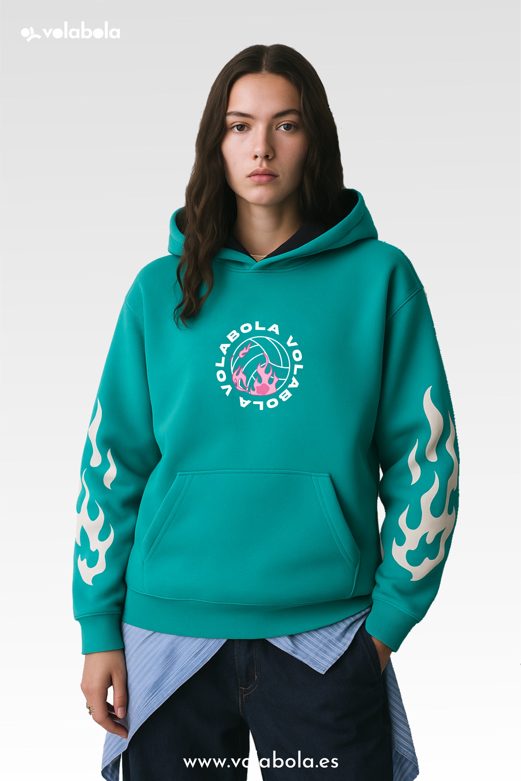 Sudadera con capucha unisex - Fireball Mist