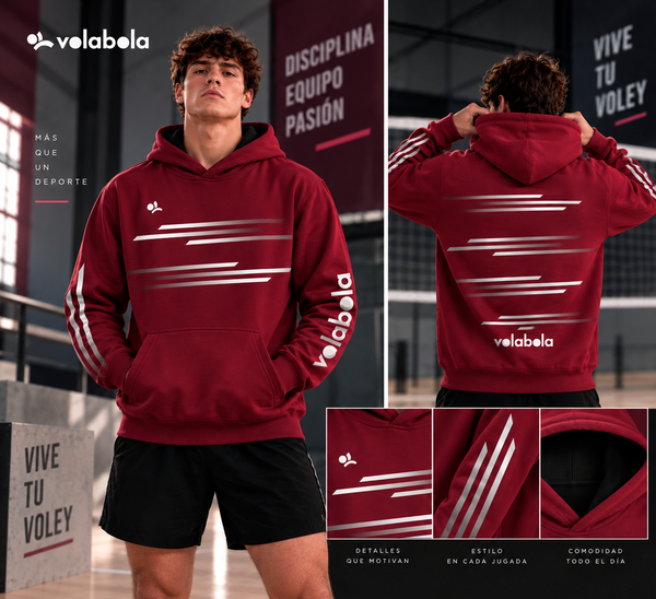 Sudadera Técnica Pro Volley - Crimson Motion
