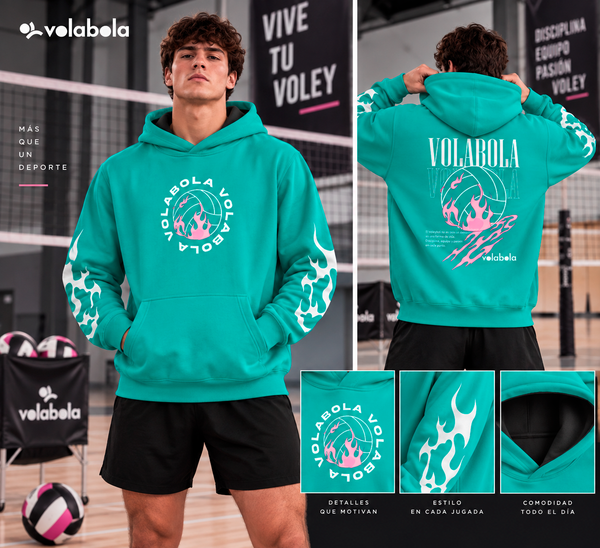 Sudadera Técnica Pro Volley - Fireball Mist