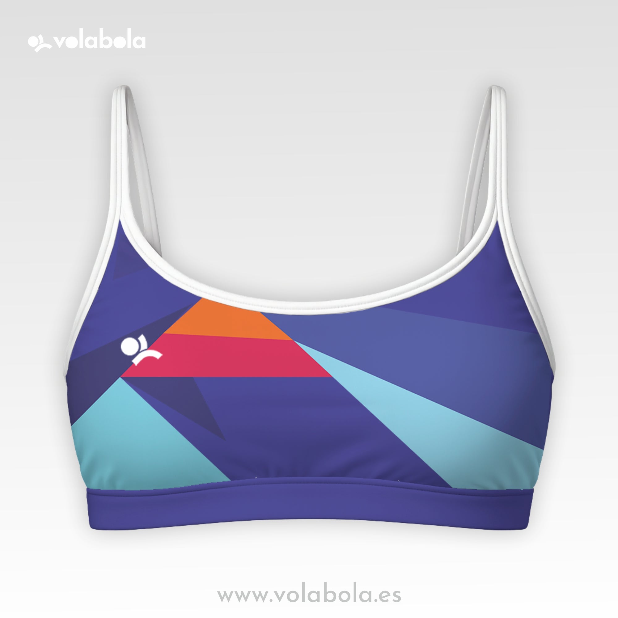 Top Bikini Pro Volley – Geometric