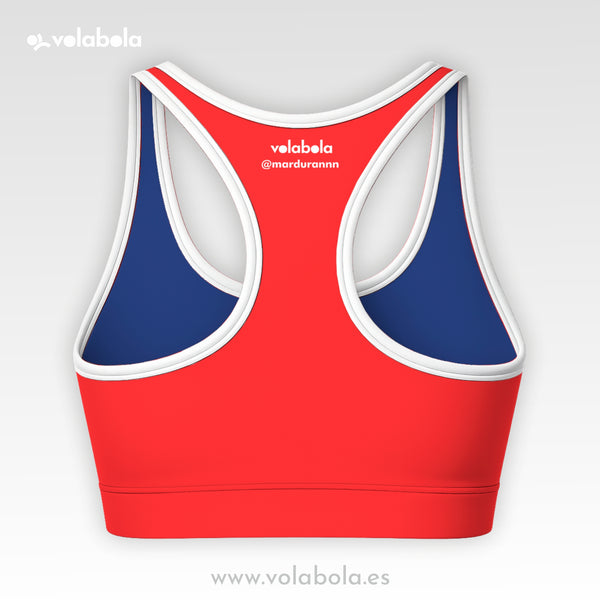 Top Bikini Clásico Pro Volley – Mar Durán