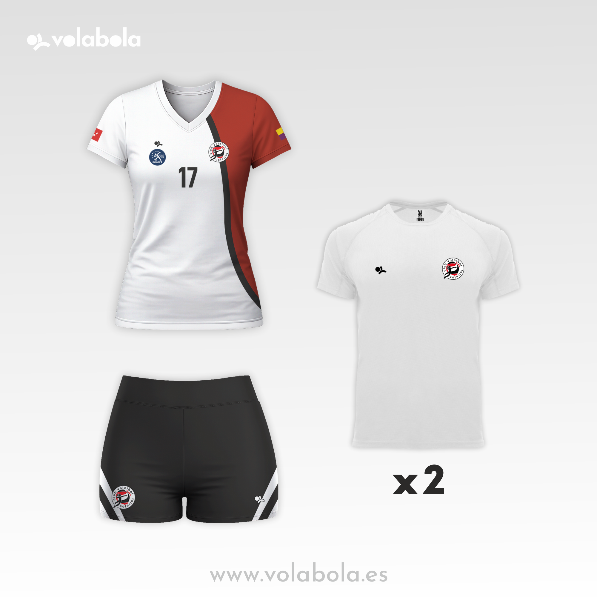 Pack Nuevo Jugador/Líbero Escuela Mujer y Niña Torrejón