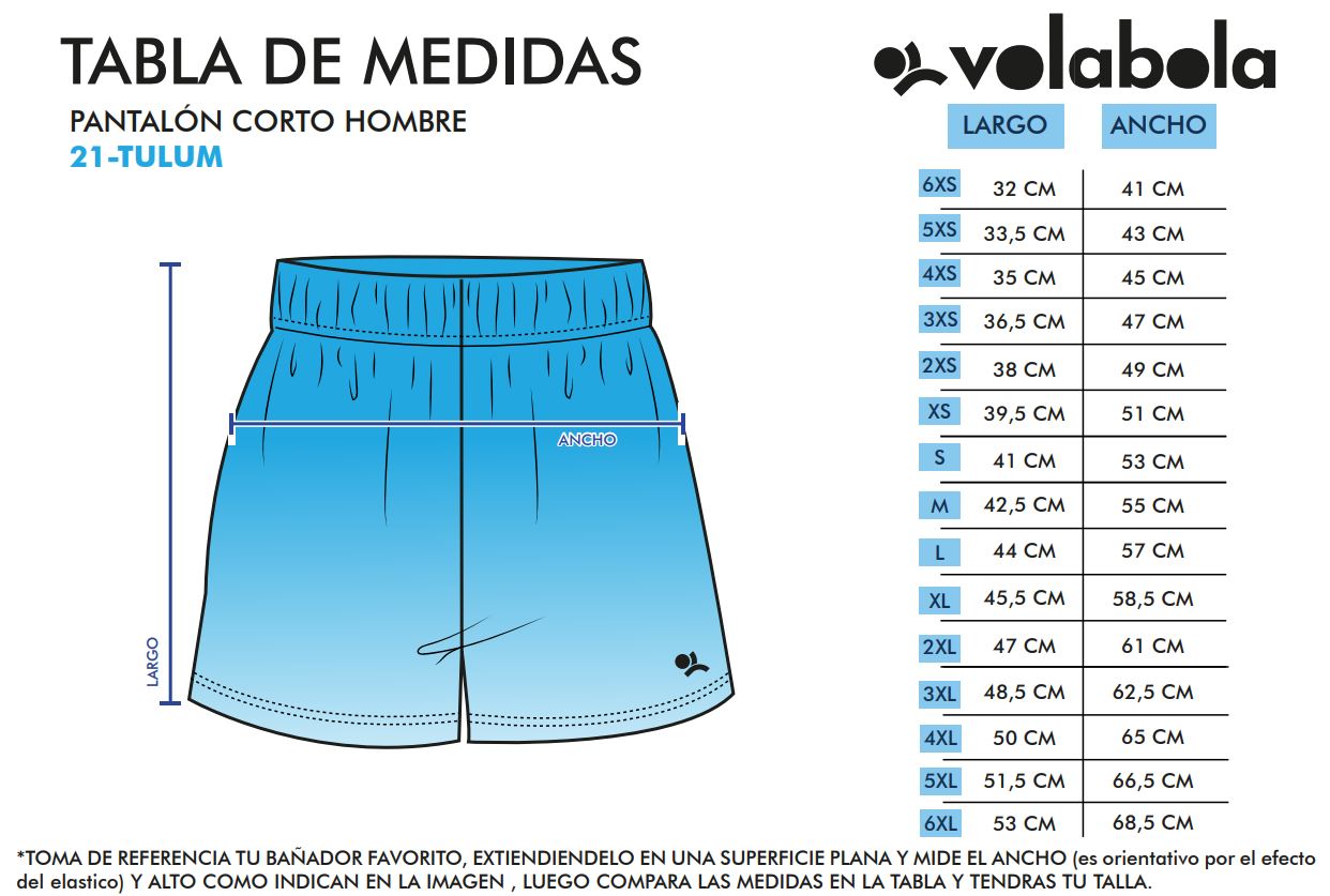 Mod. Tulum pantalon corto Hombre