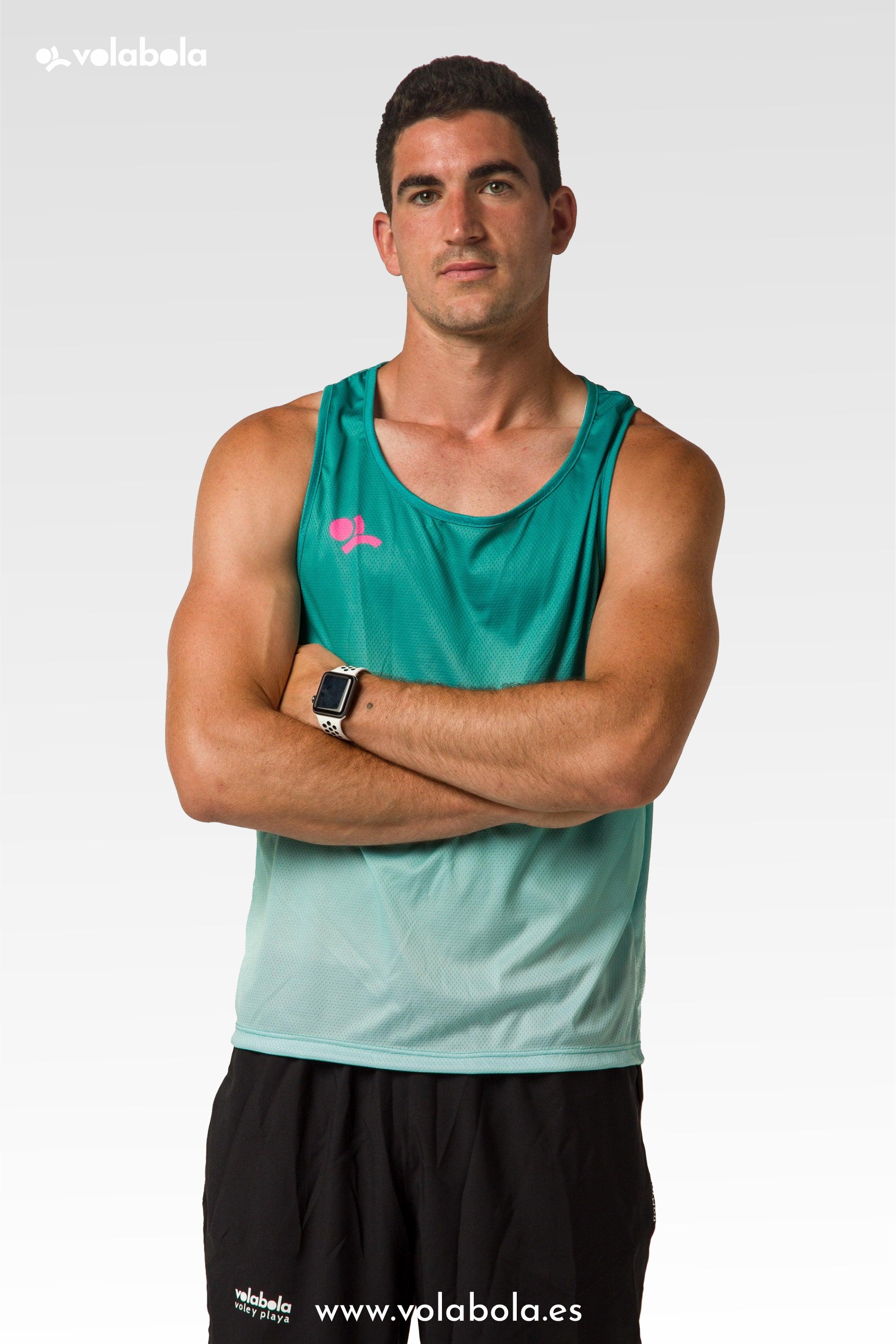 Camiseta de Tirantes Hombre – Turquesa