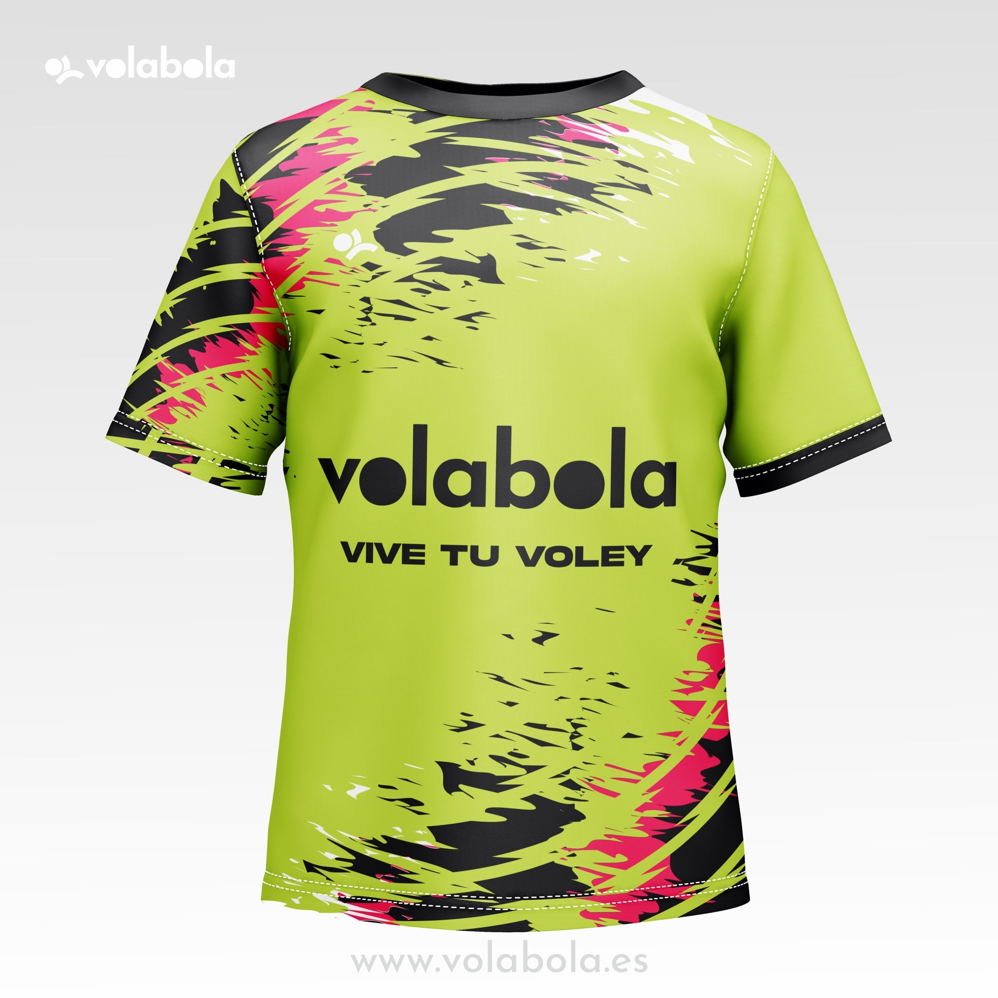 Camiseta Técnica Voleibol Manga Corta unisex – Neon Collection