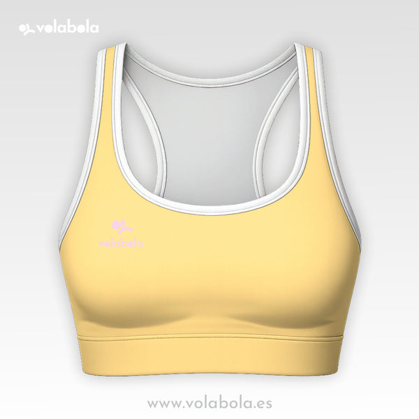Top Bikini Clásico Pro Volley – Yellow Banana