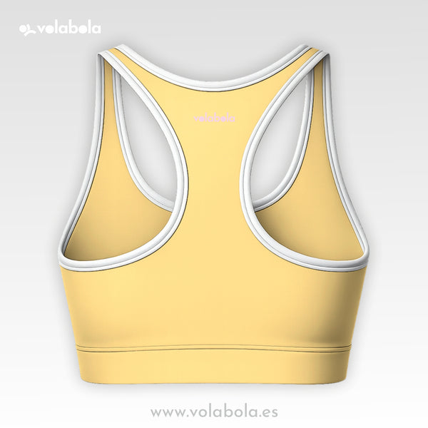 Top Bikini Clásico Pro Volley – Yellow Banana