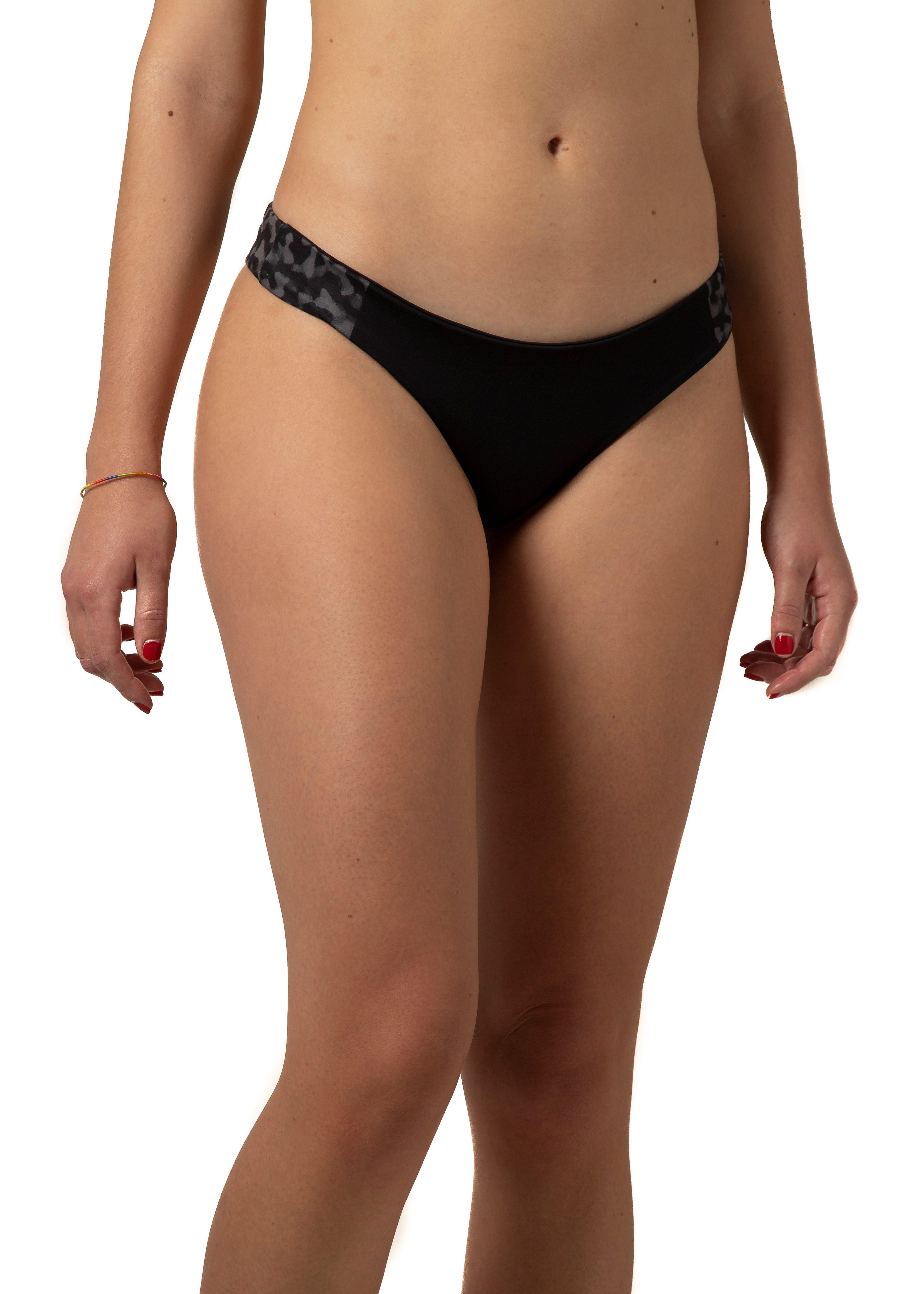 Braguita bikini pro volley - black camouflage - Volabola