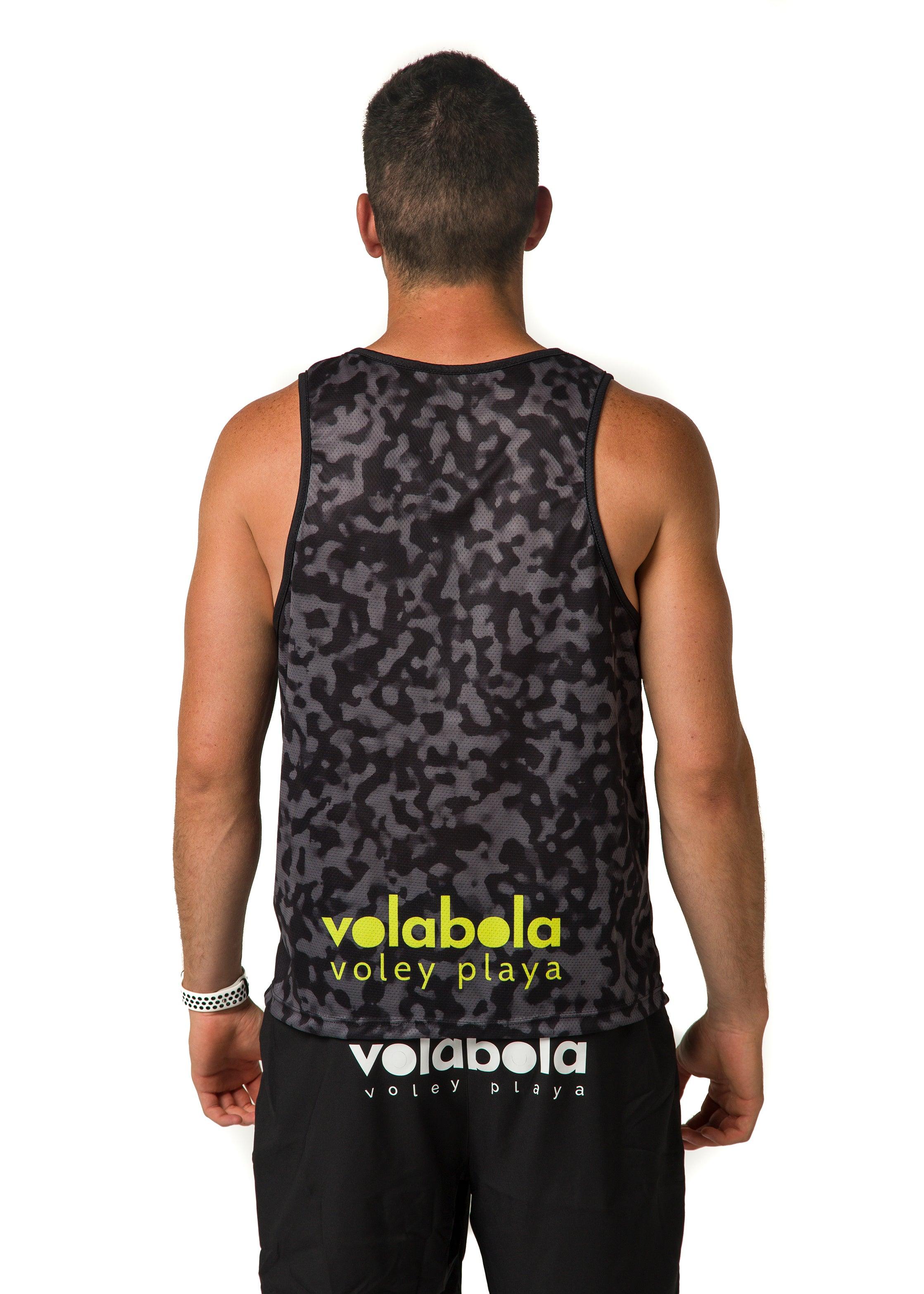 Camiseta tirantes hombre - Camuflaje gris - Volabola