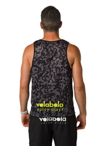 Camiseta tirantes hombre - Camuflaje gris