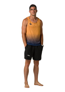 Camiseta tirantes hombre - Naranja
