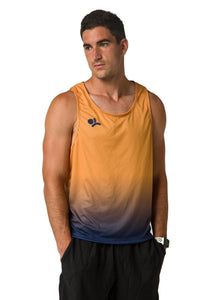 Camiseta tirantes hombre - Naranja