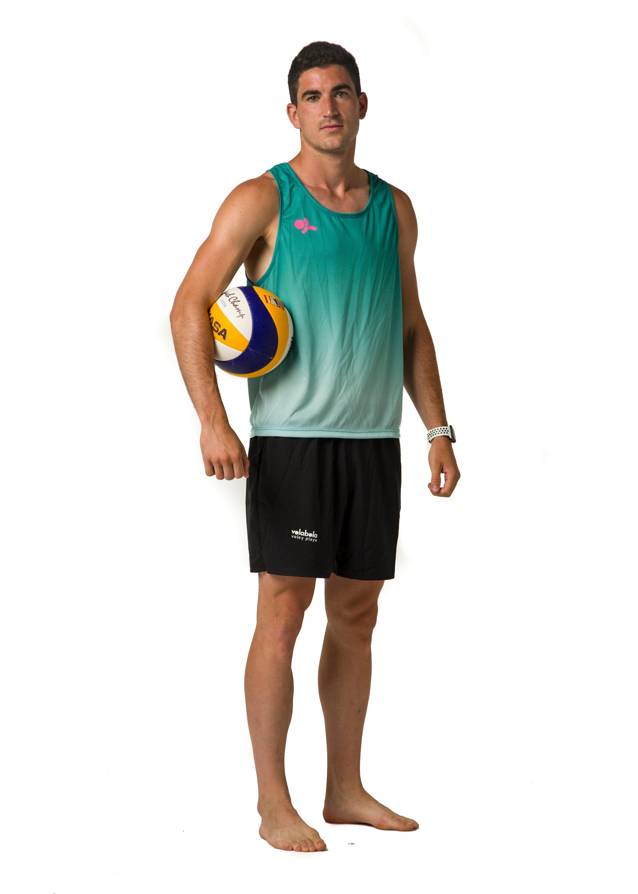 Camiseta tirantes hombre - Turquesa - Volabola