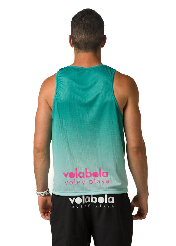 Camiseta tirantes hombre - Turquesa - Volabola