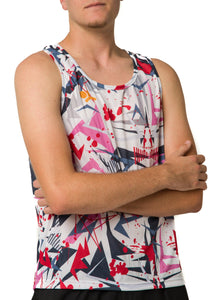 Camiseta tirantes best sale rosa hombre