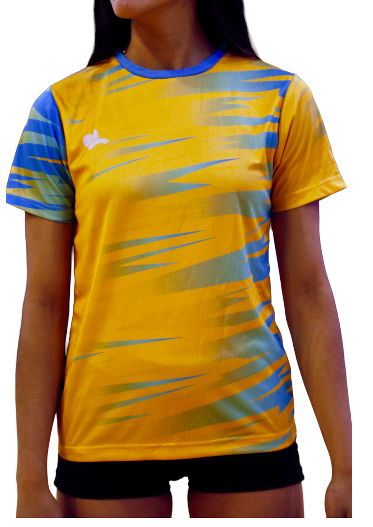 Camiseta manga corta - Stripped Amarillo