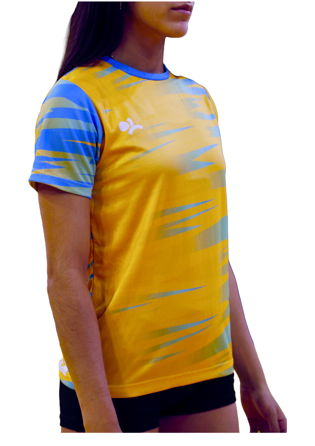 Camiseta manga corta - Stripped amarilla